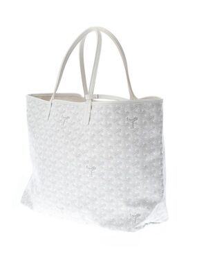 White Goyardine canvas Tote